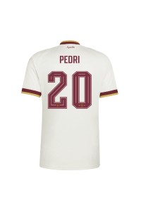 Espanja Pedri Gonzalez #20 Jalkapallovaatteet Vieraspaita MM-kisat 2026 Lyhythihainen